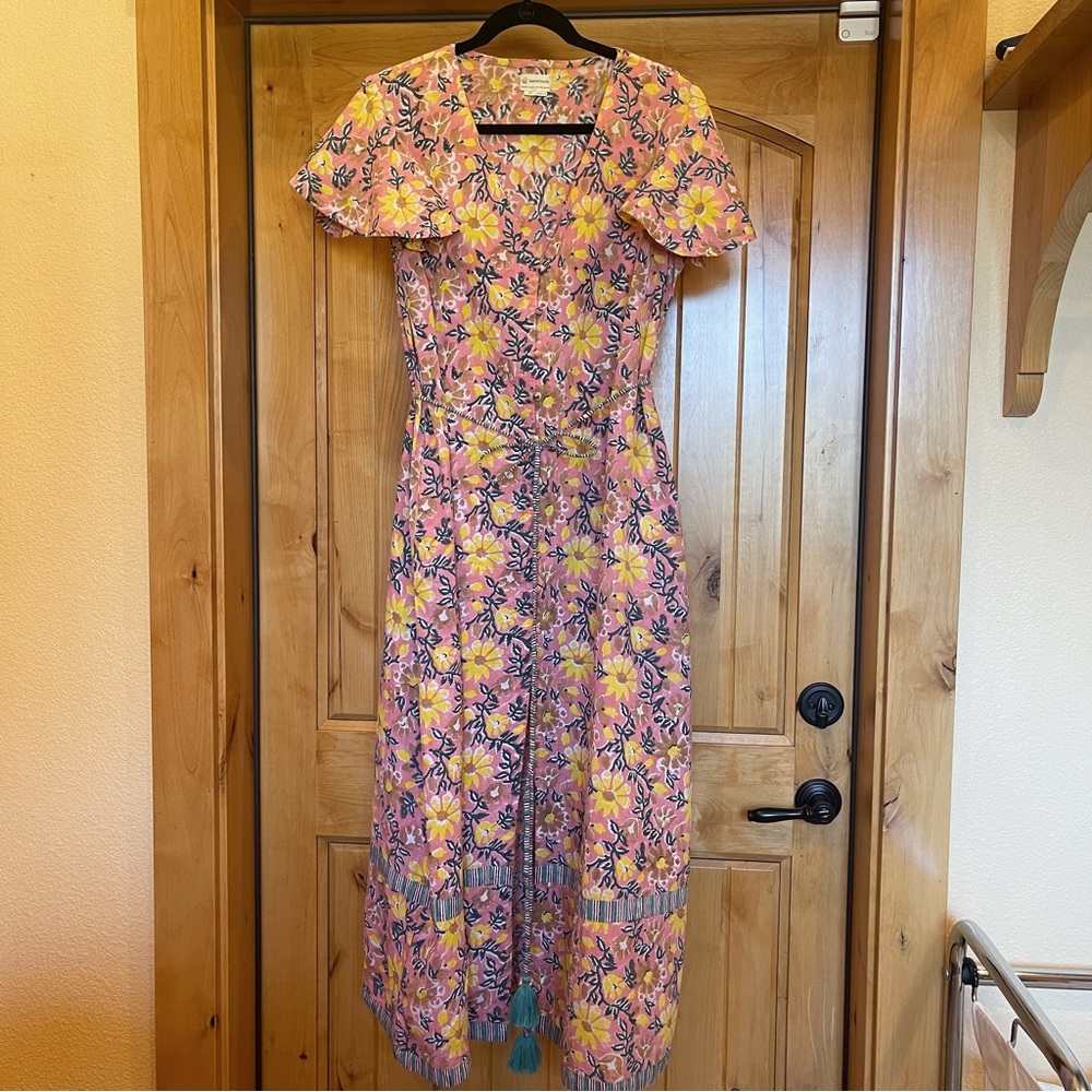 Handmade Block Print Maxi Dress